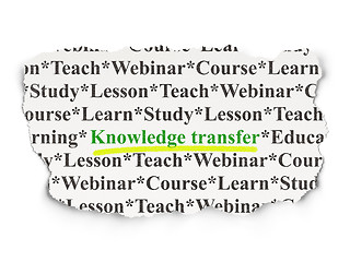 Image showing Education concept: Knowledge Transfer on Paper background