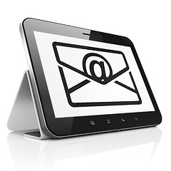 Image showing Business concept: Email on tablet pc computer