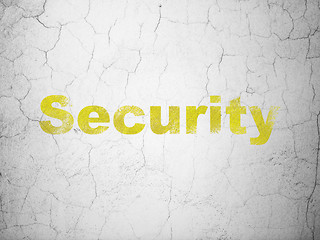 Image showing Protection concept: Security on wall background