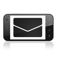 Image showing Finance concept: Email on smartphone