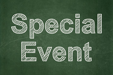 Image showing Business concept: Special Event on chalkboard background