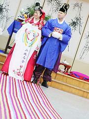 Image showing Traditional South Korean marriage