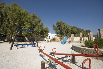 Image showing old fashion playground