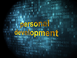 Image showing Education concept: Personal Development on digital background