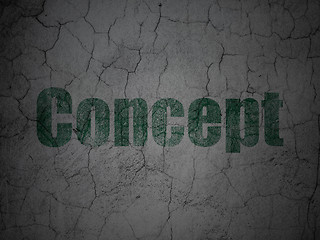 Image showing Marketing concept: Concept on grunge wall background