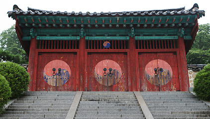 Image showing Korean temple