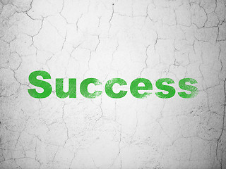 Image showing Business concept: Success on wall background