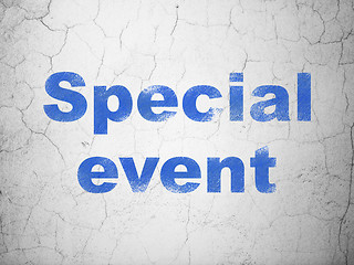 Image showing Business concept: Special Event on wall background