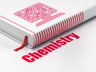 Image showing Education concept: book Computer Pc, Chemistry on white