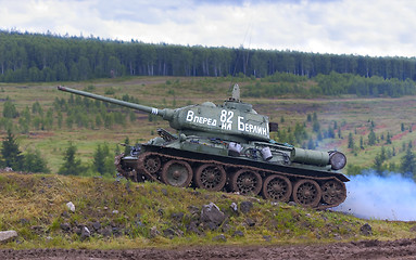 Image showing T 34 tank