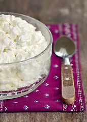 Image showing fresh cottage cheese 