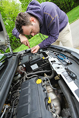 Image showing Car fixing