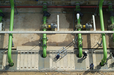 Image showing Industrial pipes