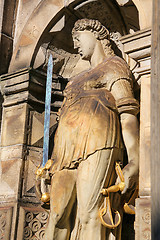 Image showing Lady Justice