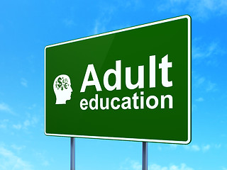 Image showing Adult Education and Head With Finance