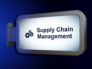 Image showing Marketing concept: Supply Chain Management and Gears