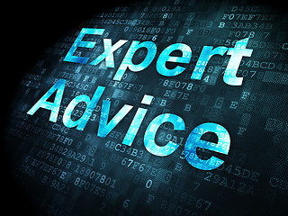 Image showing Law concept: Expert Advice on digital background