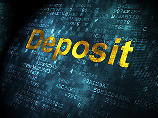 Image showing Education concept: Deposit on digital background