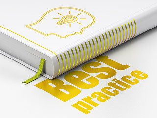 Image showing Education concept: book Head With Lightbulb, Best Practice