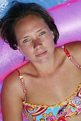 Image showing Pretty Pool Girl