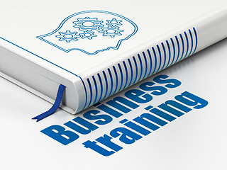 Image showing Education concept: book Head With Gears, Business Training