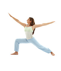 Image showing virabhadrasana warrior pose #3