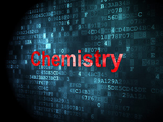 Image showing Education concept: Chemistry on digital background