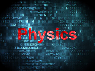 Image showing Education concept: Physics on digital background