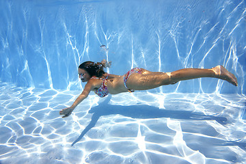 Image showing Underwater Swimmer