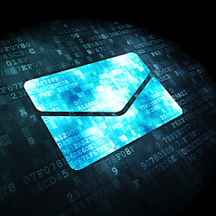 Image showing Business concept: Email on digital background