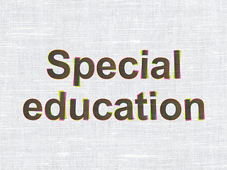 Image showing Education concept: Special Education on fabric background