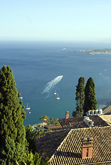 Image showing bay of taormina sicily