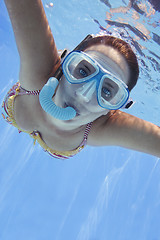 Image showing Underwater Swimmer