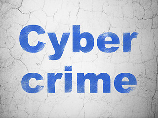 Image showing Security concept: Cyber Crime on wall background