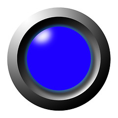 Image showing Blue Light Button