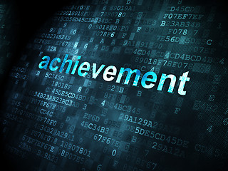 Image showing Education concept: Achievement on digital background