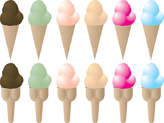 Image showing ice cream variation