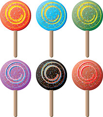 Image showing lollipop round