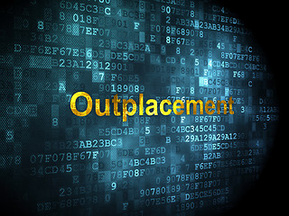 Image showing Business concept: Outplacement on digital background