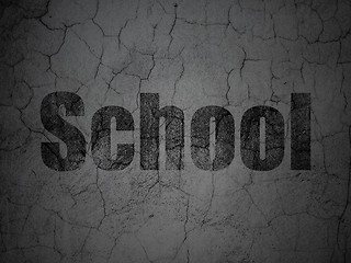 Image showing Education concept: School on grunge wall background