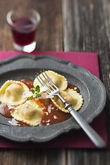 Image showing Ravioli pasta