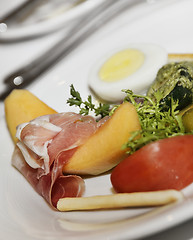 Image showing Prosciutto With Melon