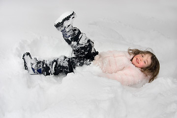 Image showing Fun in the Snow