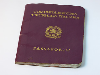 Image showing Italian Passport