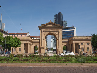 Image showing Porta Nuova in Milan
