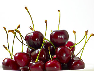 Image showing Black Cherries