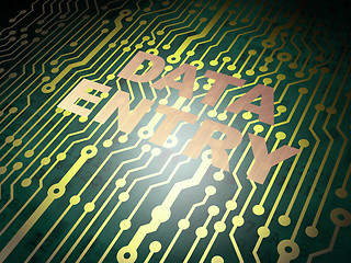 Image showing Circuit board with Data Entry