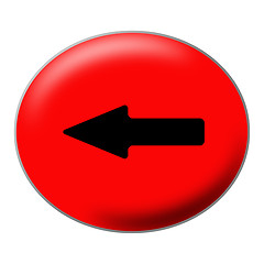 Image showing Oval Previous/Back Button