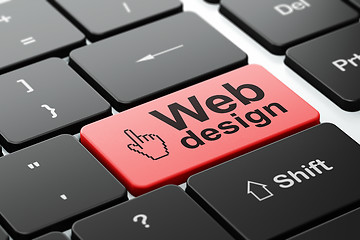 Image showing Mouse Cursor and Web Design