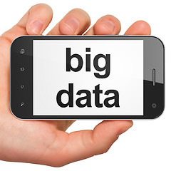 Image showing Big Data on smartphone